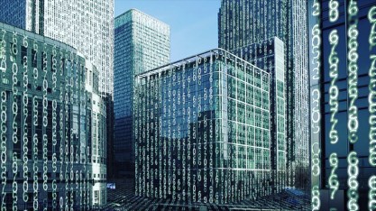 Financial district towers data matrix.